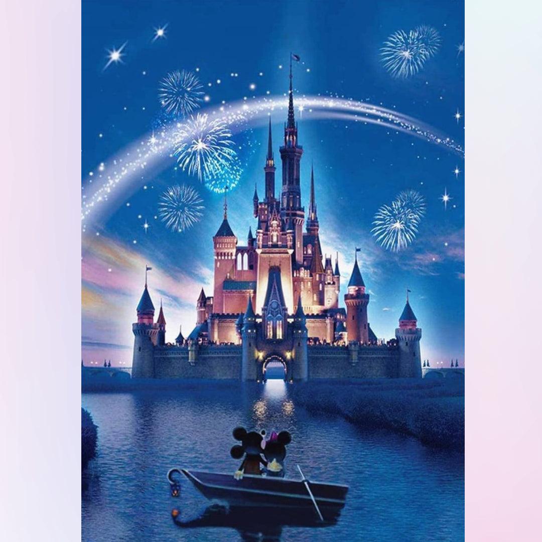 Diamond Art Disney Castle DIY 5D Diamond Painting Kits for Adults and Kids Full Drill Arts Craft by Number Kits for Beginner Home Decoration 12x16