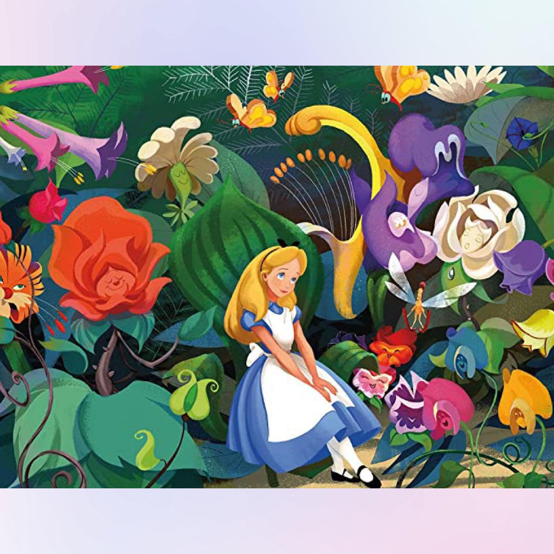 Alice In Wonderland Flowers - 5D Diamond Painting