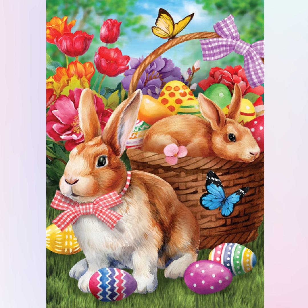 Rabbit with A Basket Easter Eggs Diamond Painting Kits 20% Off Today – DIY  Diamond Paintings