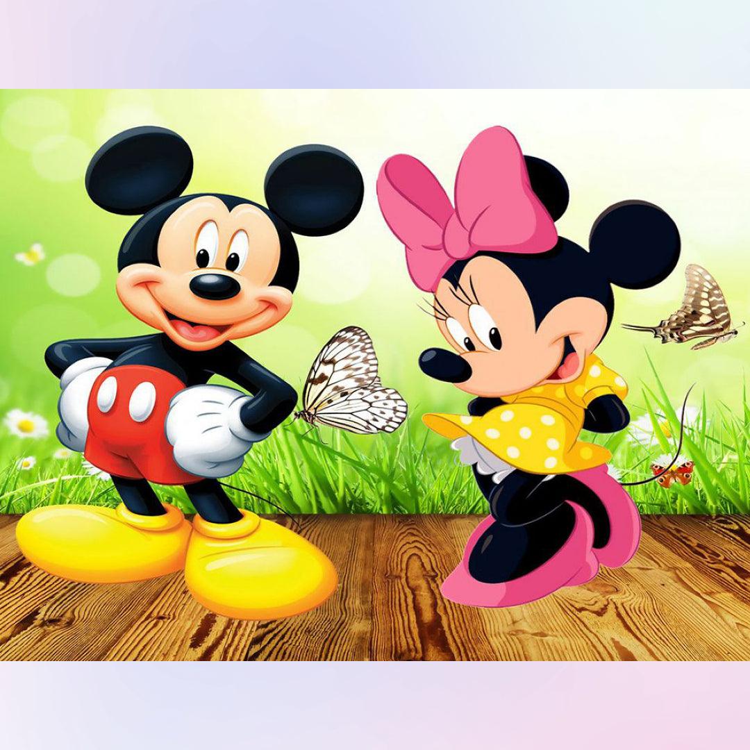 Mickey And Minnie Colors Diamond Painting Kit - DIY – Diamond Painting Kits