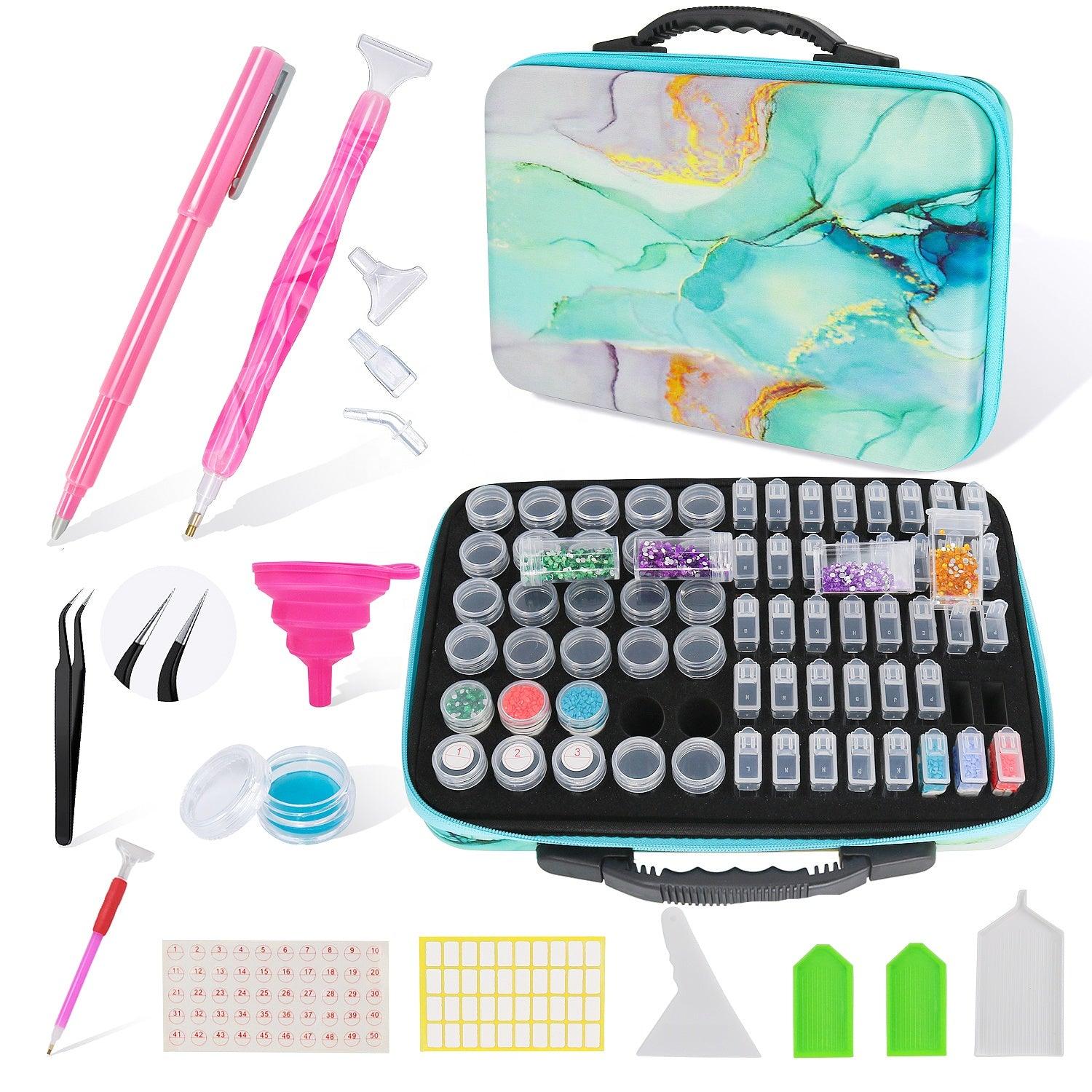 Colored Drawing Diamond Painting Tool Kit 87 in 1 Storage Container for  Sale 20% Off Today – DIY Diamond Paintings