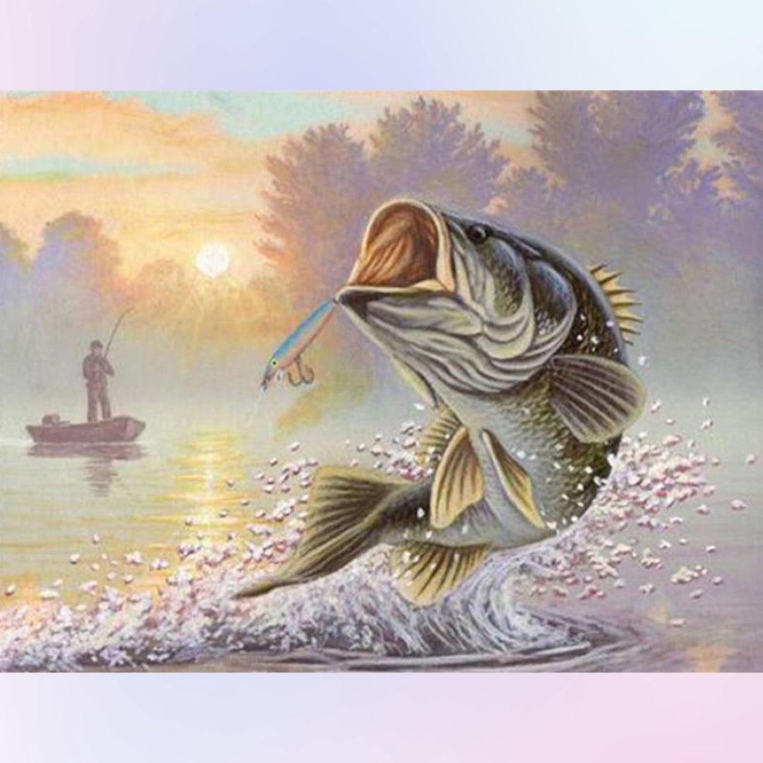 Fish on the Hook Diamond Painting Kits 20% Off Today – DIY Diamond Paintings