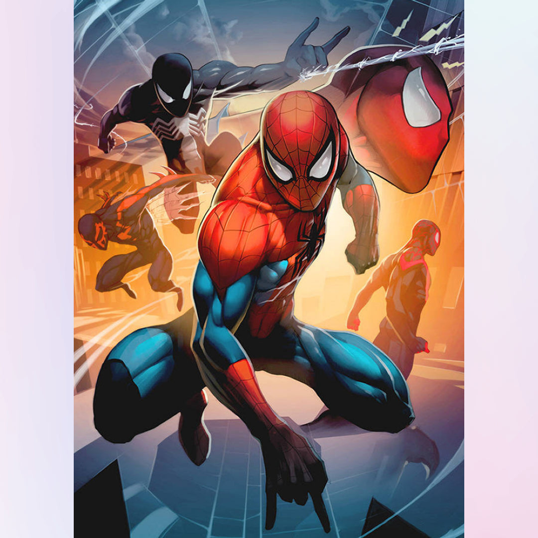 Disney 5D DIY Diamond Painting Spider Man Comic Book Cover