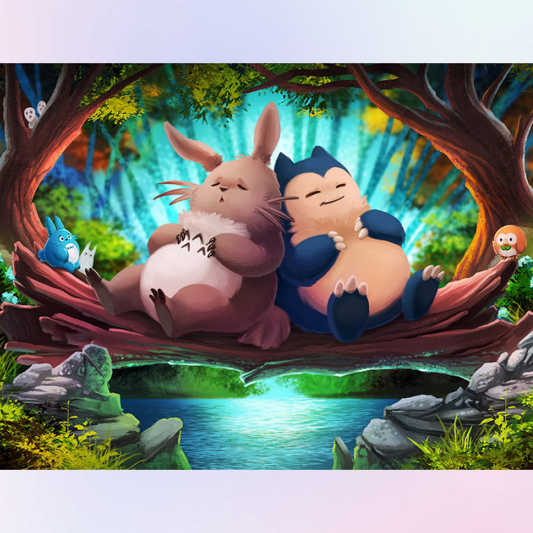 Totoro and Snorlax Diamond Painting Kits for Adults 20% Off Today – DIY  Diamond Paintings