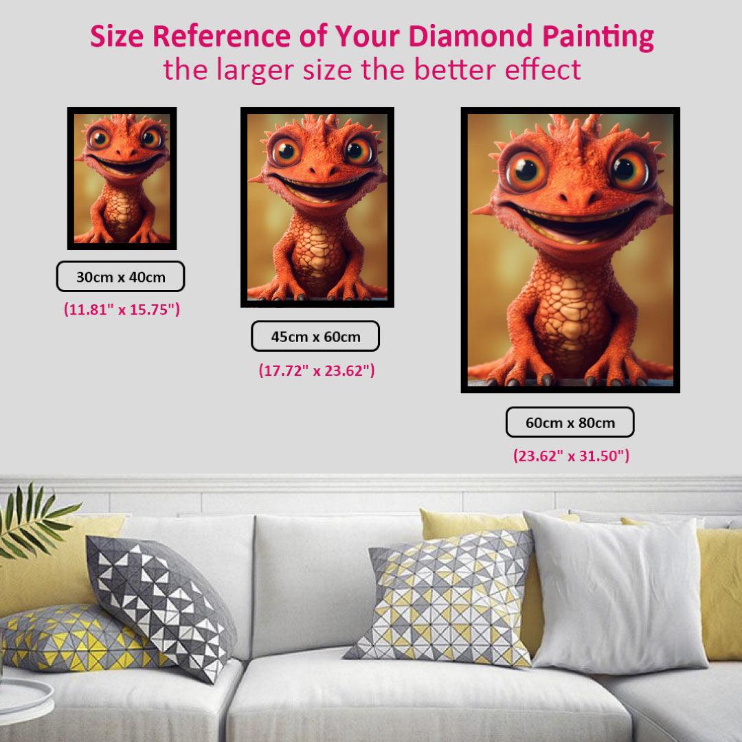 Cute Baby Dragon Diamond Painting