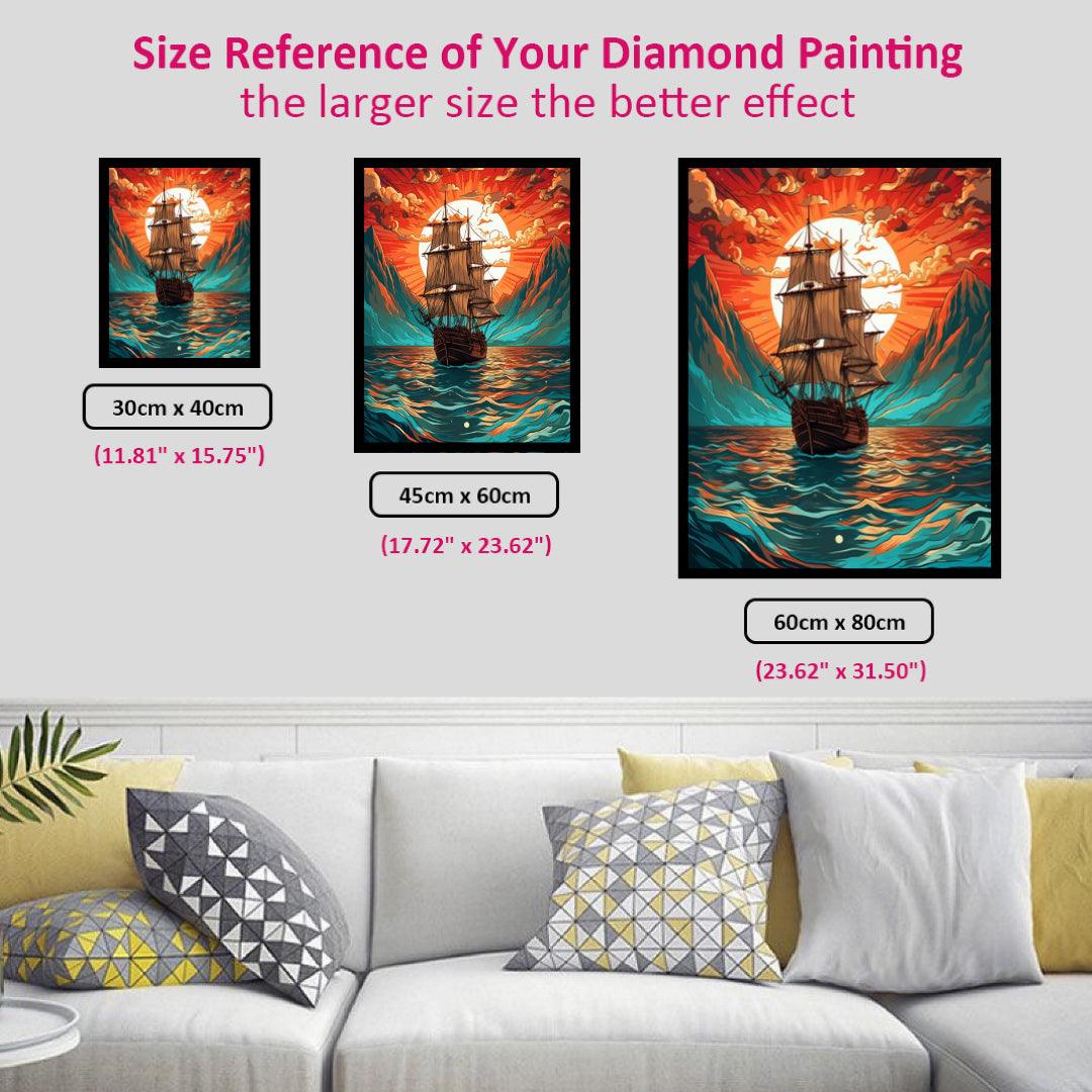 Sailing at Sunset Diamond Painting
