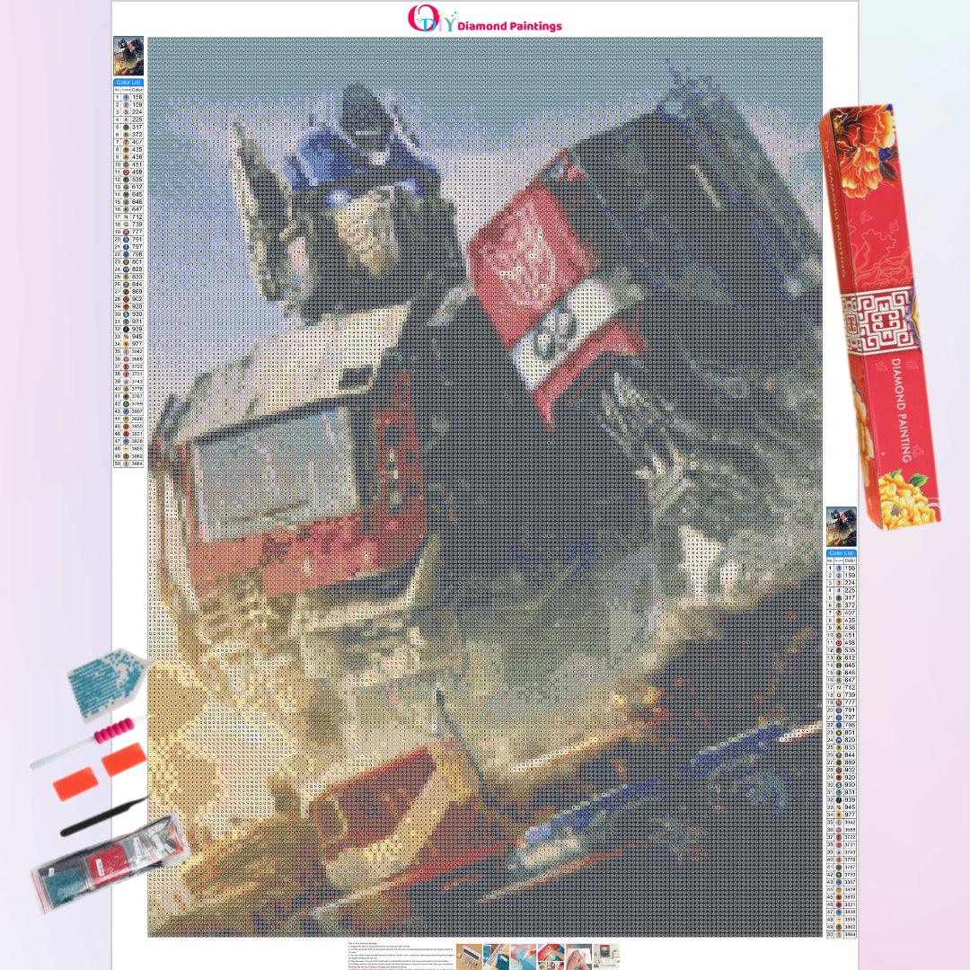 Transformers Optimus Prime Diamond Painting