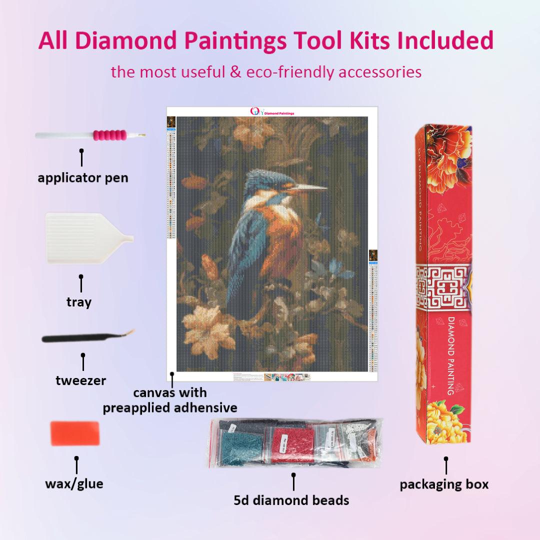 Kingfisher Diamond Painting