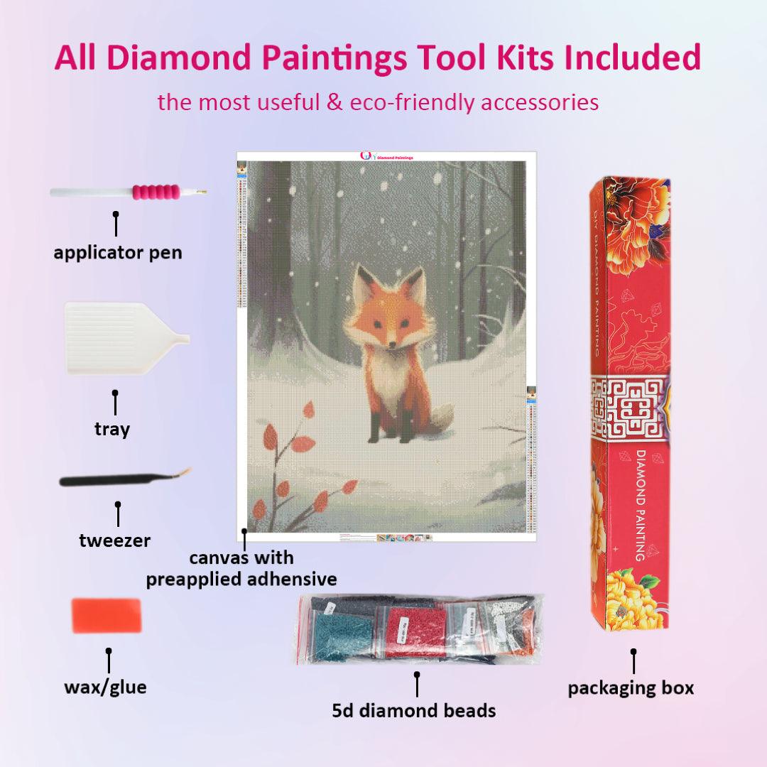 Cute Little Fox Diamond Painting