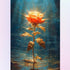 Gorgeous Rose Growing under Water Diamond Painting