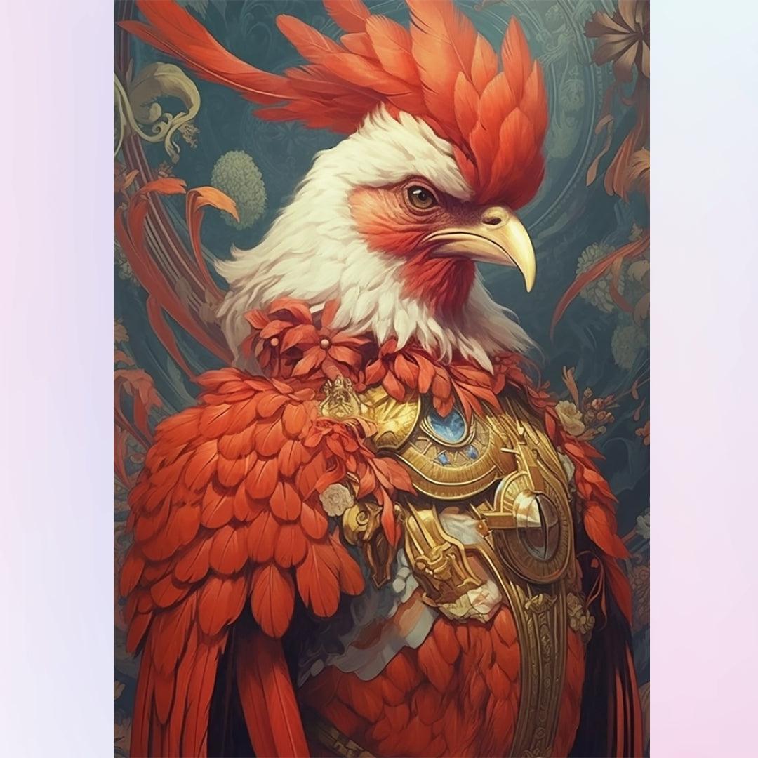 Great General Rooster Diamond Painting