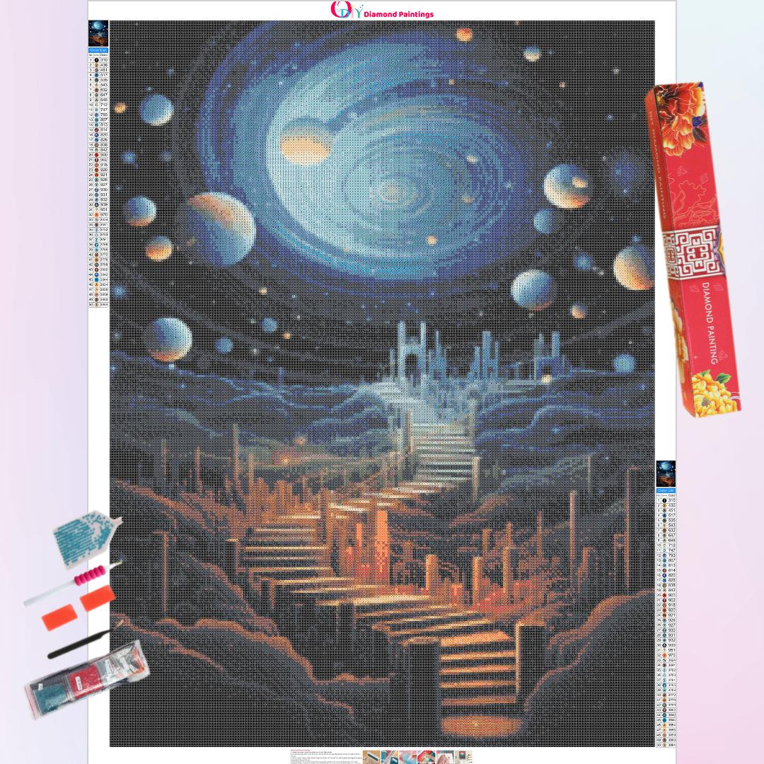 Ladder to the Universe Diamond Painting