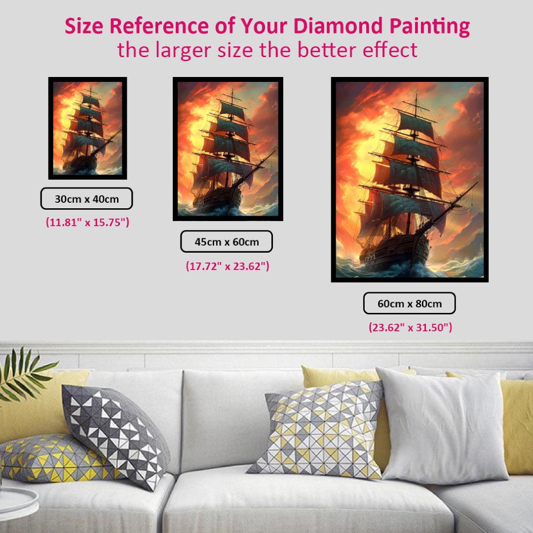 A Voyage at Sunset Diamond Painting
