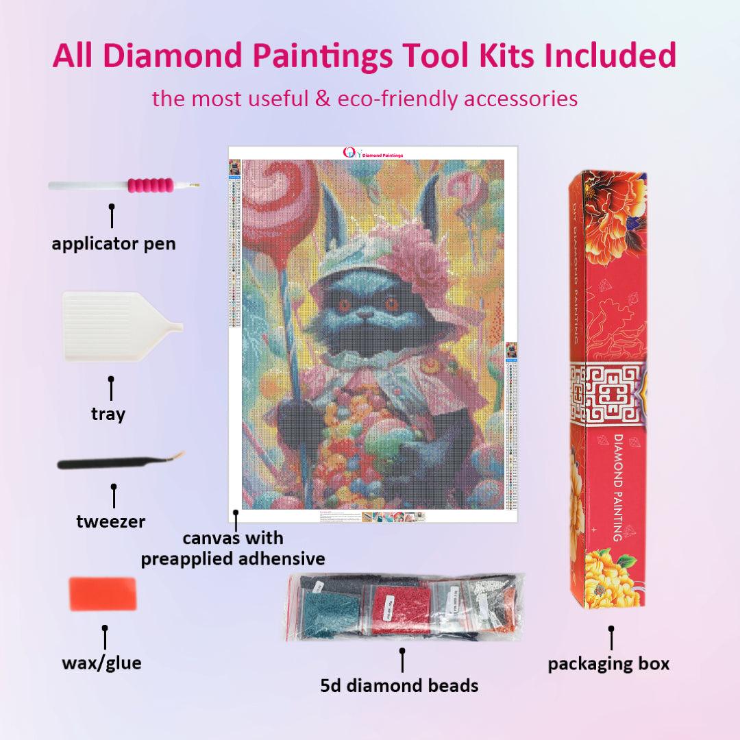 Candy Cat Diamond Painting