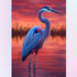 Blue Heron Diamond Painting