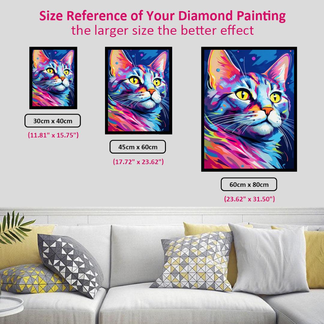 Art-inspired Cat Diamond Painting