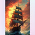 A Voyage at Sunset Diamond Painting