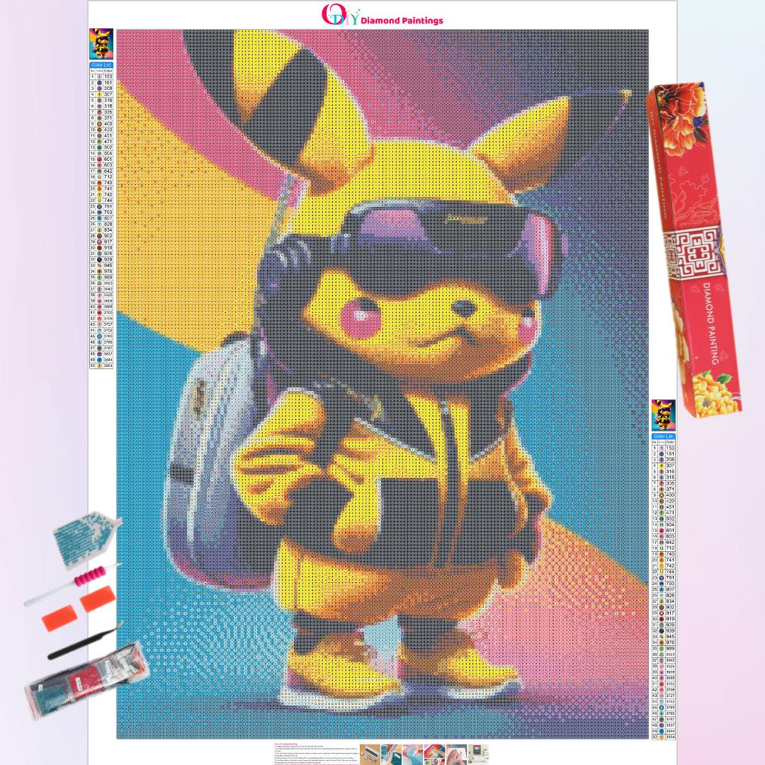 Cyberpunk Pikachu Diamond Painting