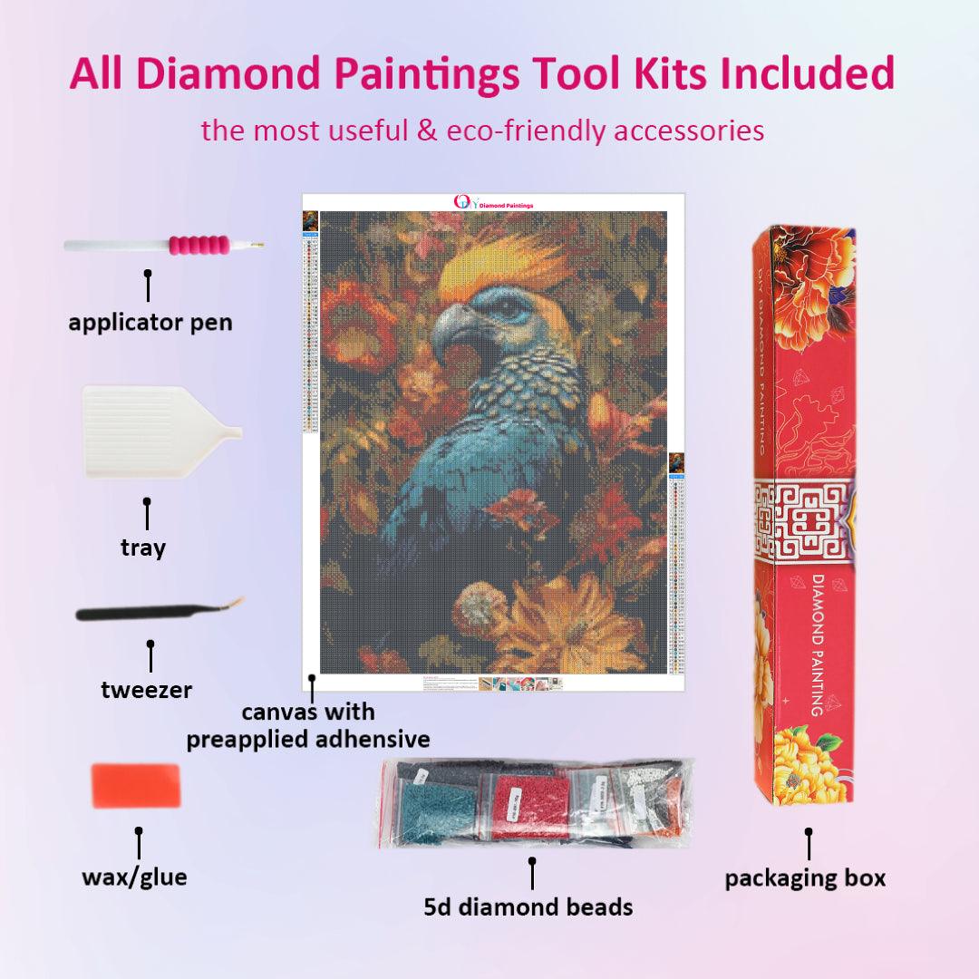 Handsome Parrot Diamond Painting