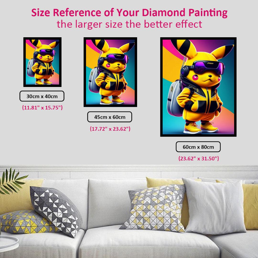 Cyberpunk Pikachu Diamond Painting