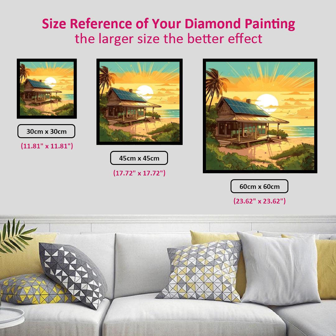 Lovely Sunset by the Beach Diamond Painting