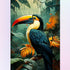 A Toucan Sitting on A Branch Diamond Painting