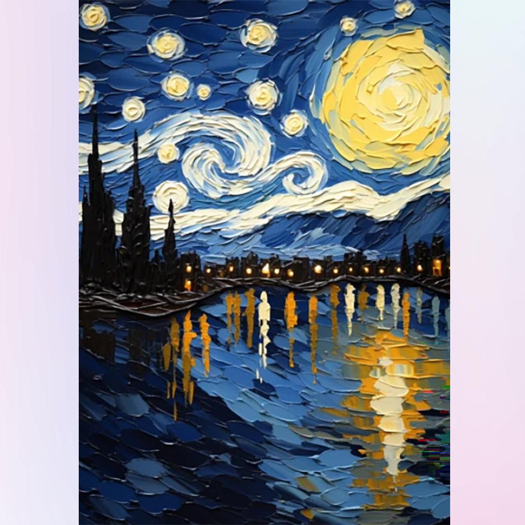 Starry Night at Seine Diamond Painting