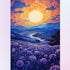 Sweeping Fields of Lavender under the Sunset Diamond Painting