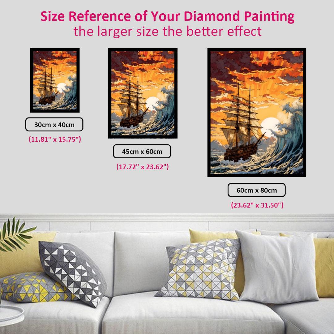 Sailing in the Sunset Diamond Painting