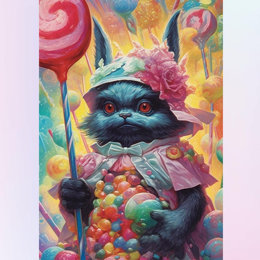 Candy Cat Diamond Painting