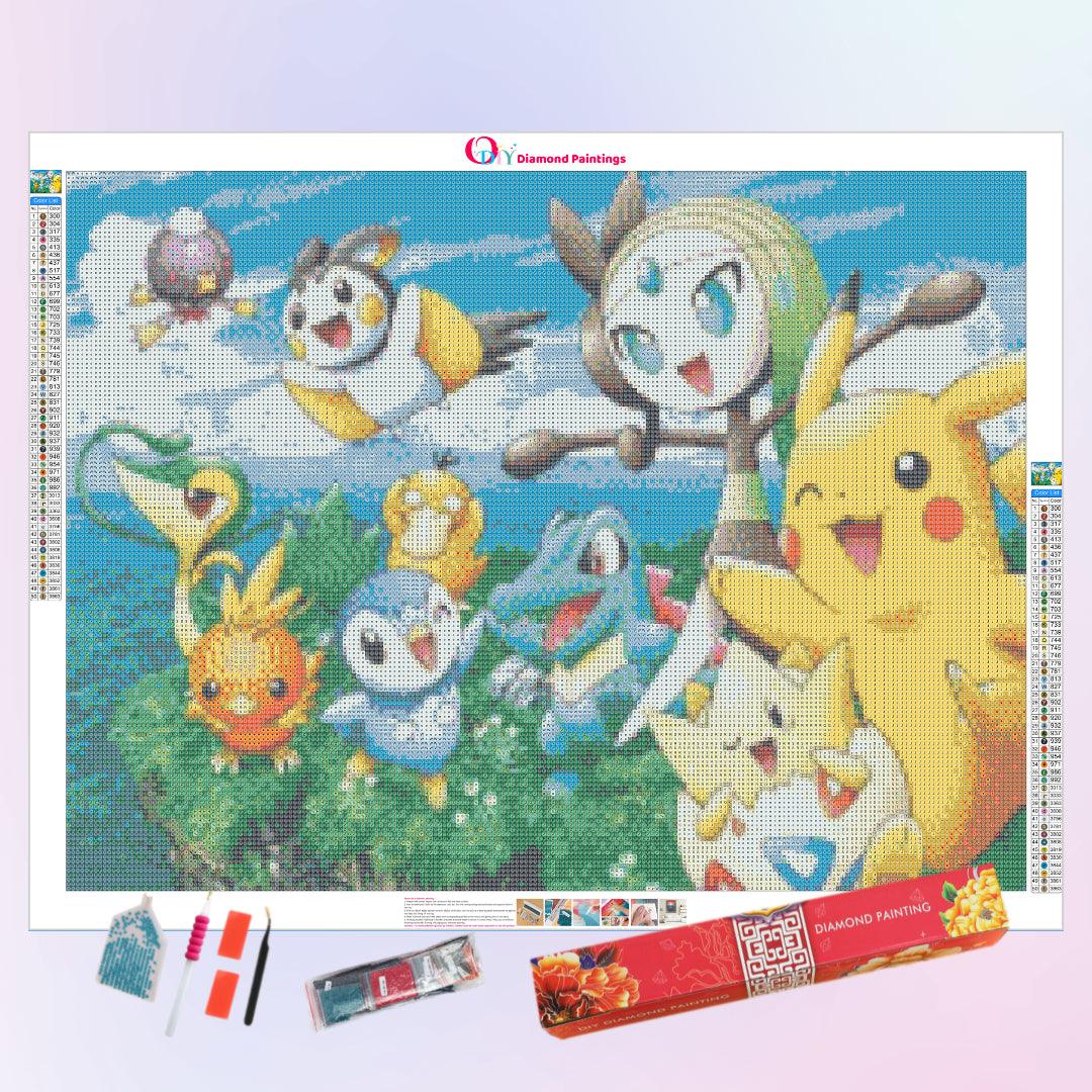 Pikachu and Friends Diamond Painting