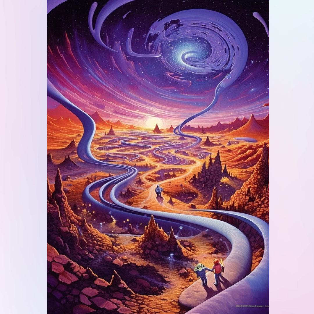 Cosmic Space Eldritch Moebius Strip Diamond Painting