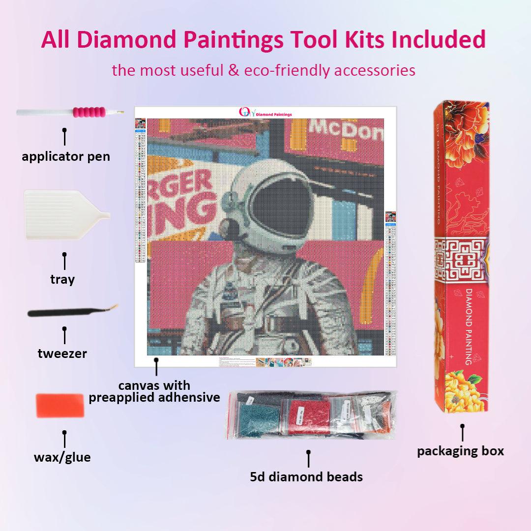 Take Mcdonalds to Outer Space Diamond Painting