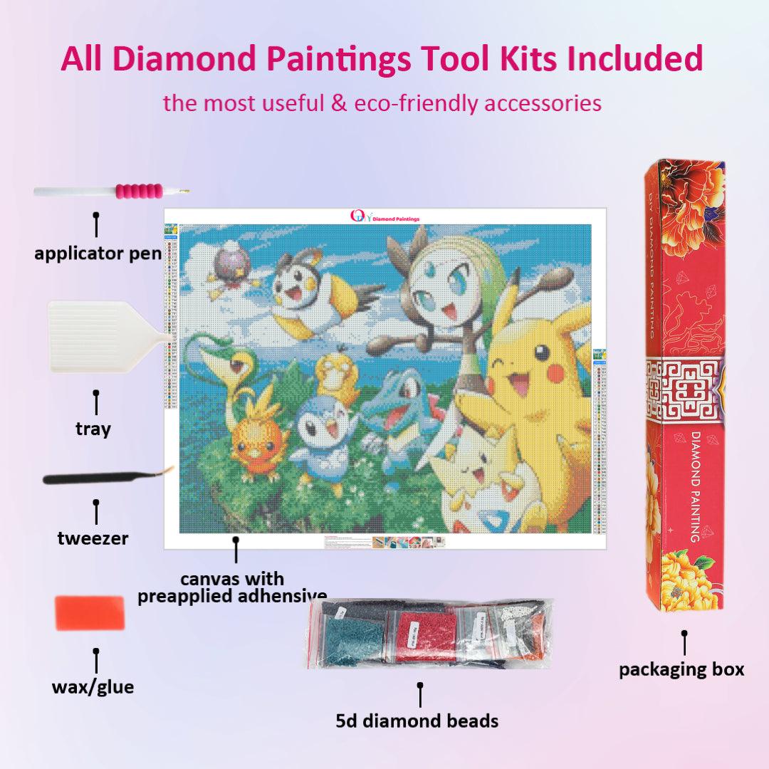 Pikachu and Friends Diamond Painting