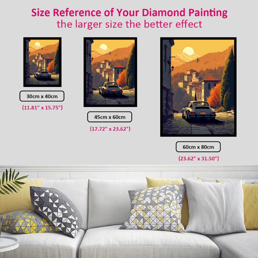 Go Home at Sunset Diamond Painting