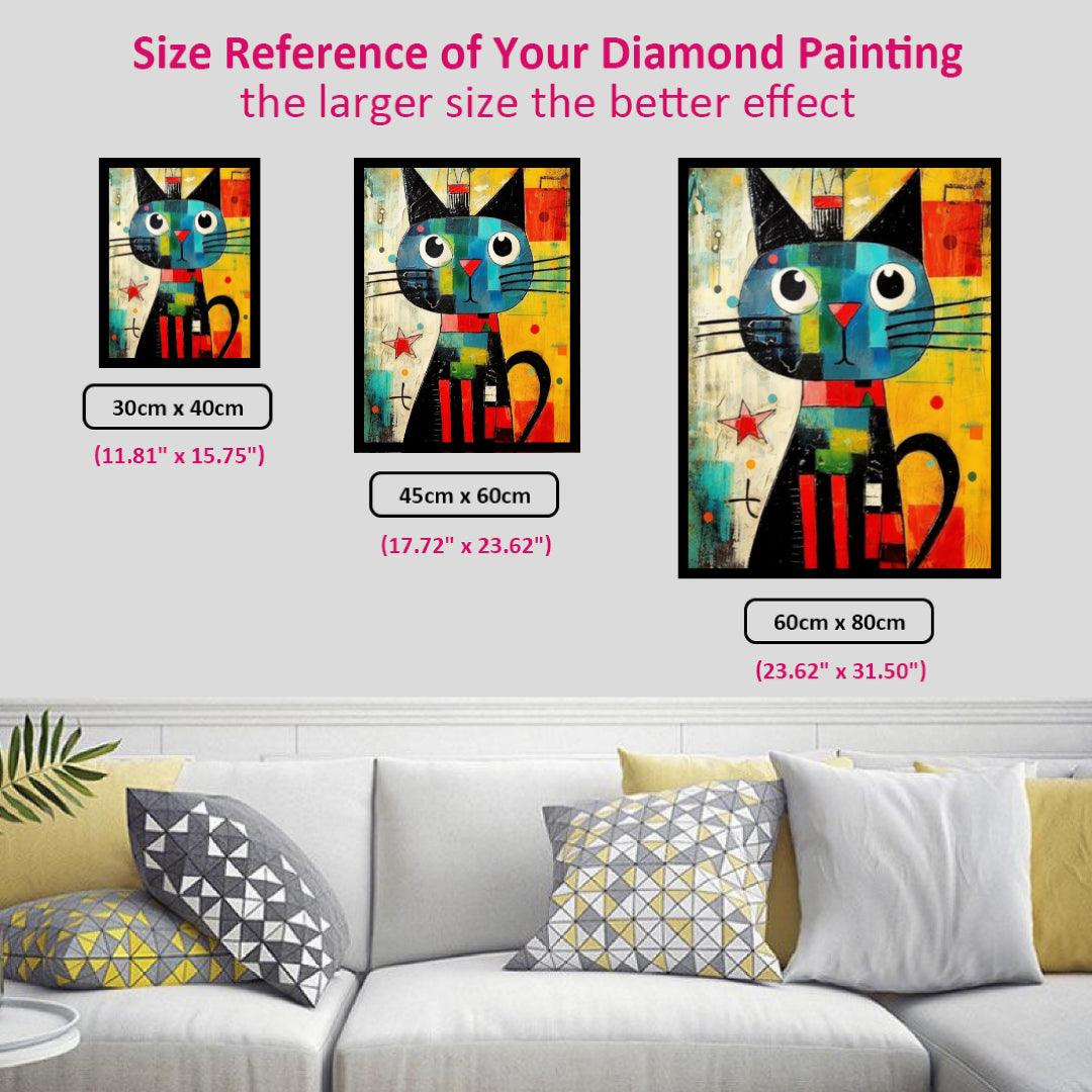 Cat Art Diamond Painting