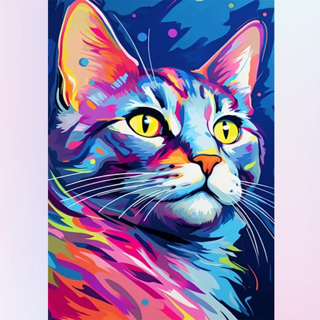 Art-inspired Cat Diamond Painting