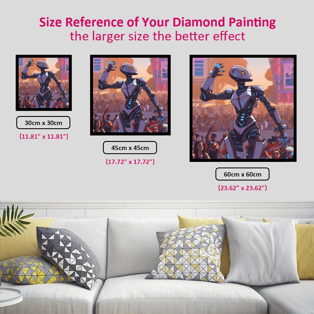 Robot Dancing Diamond Painting