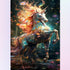 Unicorn Dancing with the Falling Flowers Diamond Painting