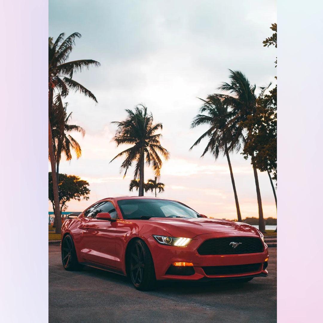Go for A Drive with Mustang Diamond Painting