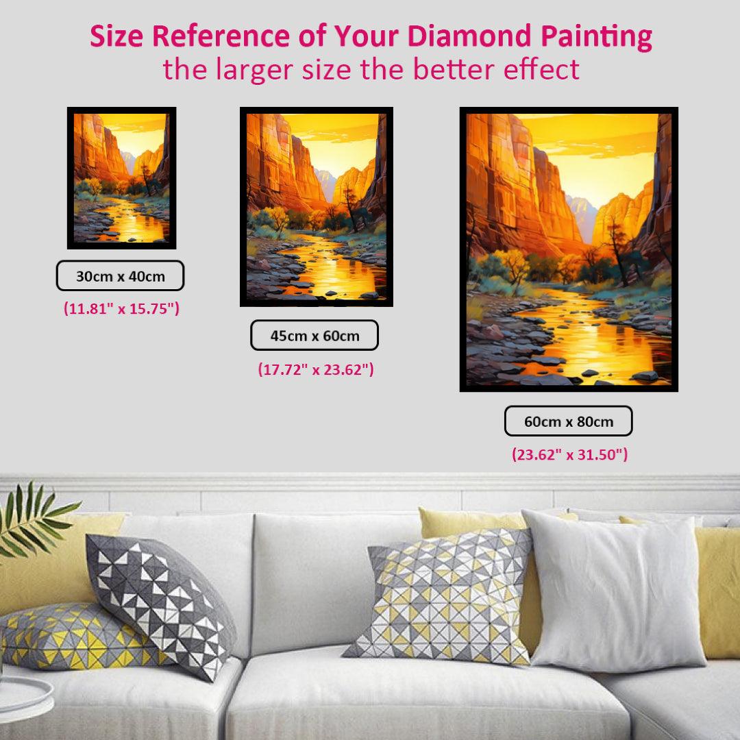 Sunset Golden Hour Diamond Painting