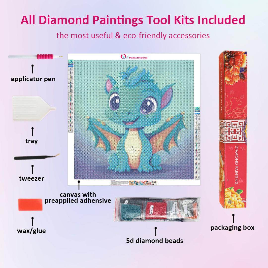 Cute Baby Dragon Diamond Painting