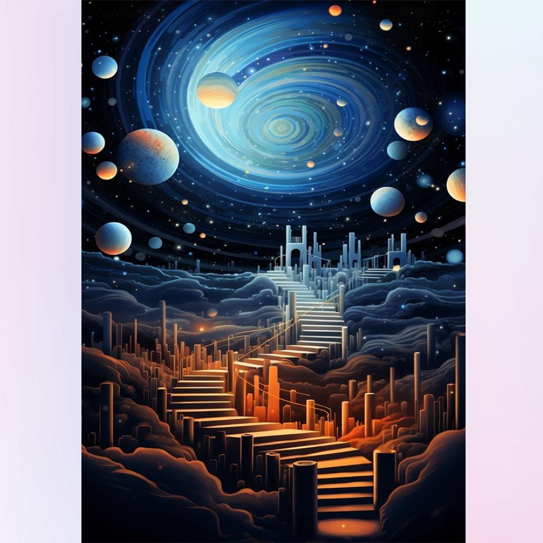 Ladder to the Universe Diamond Painting