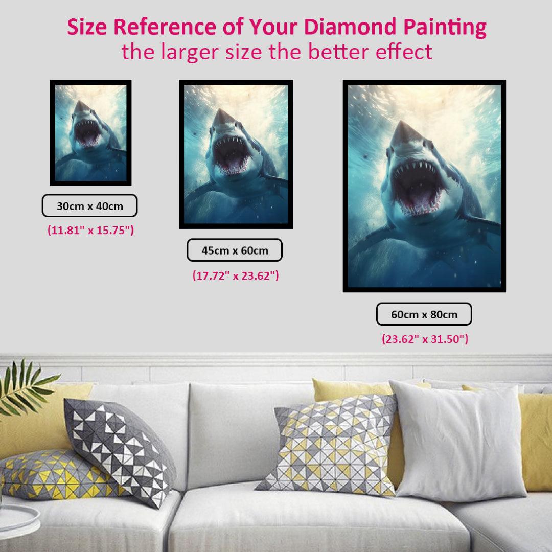 Megalodon Shark Diamond Painting