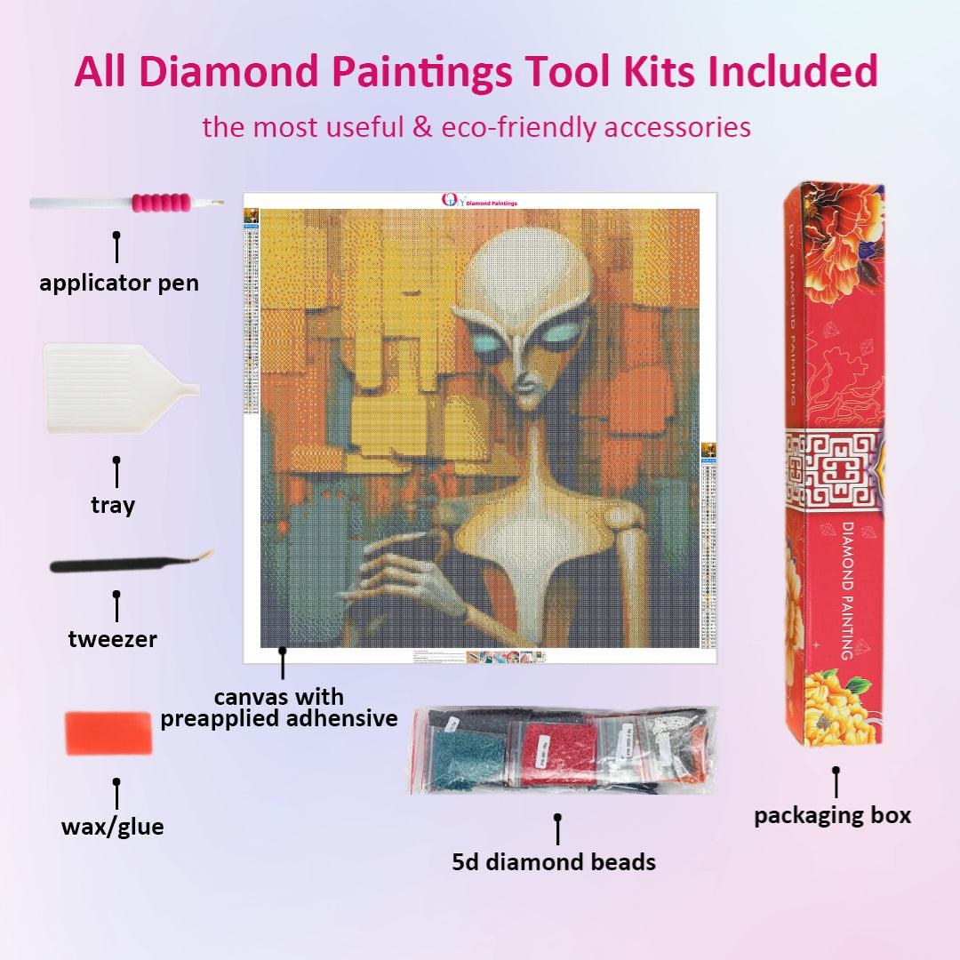 Alien with Taste Diamond Painting