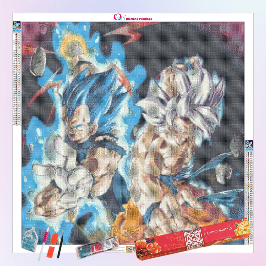 Goku and Vegeta the Earth's Mightiest Heroes Diamond Painting