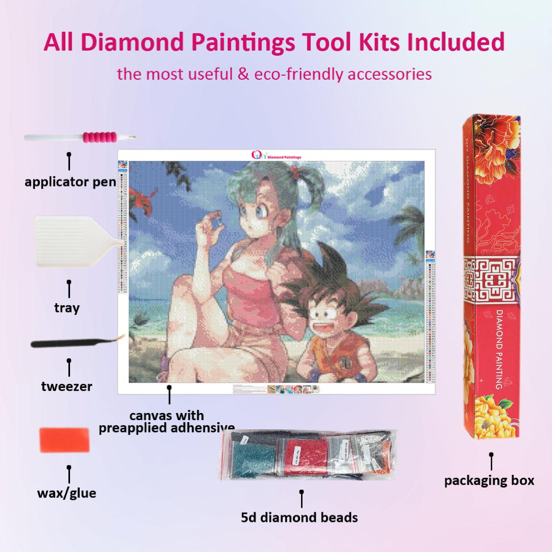 Goku and Bulma Diamond Painting