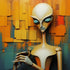 Alien with Taste Diamond Painting