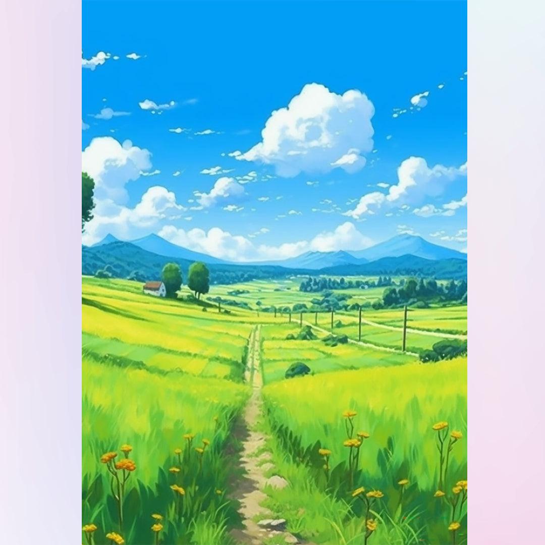 Spring Fields Diamond Painting