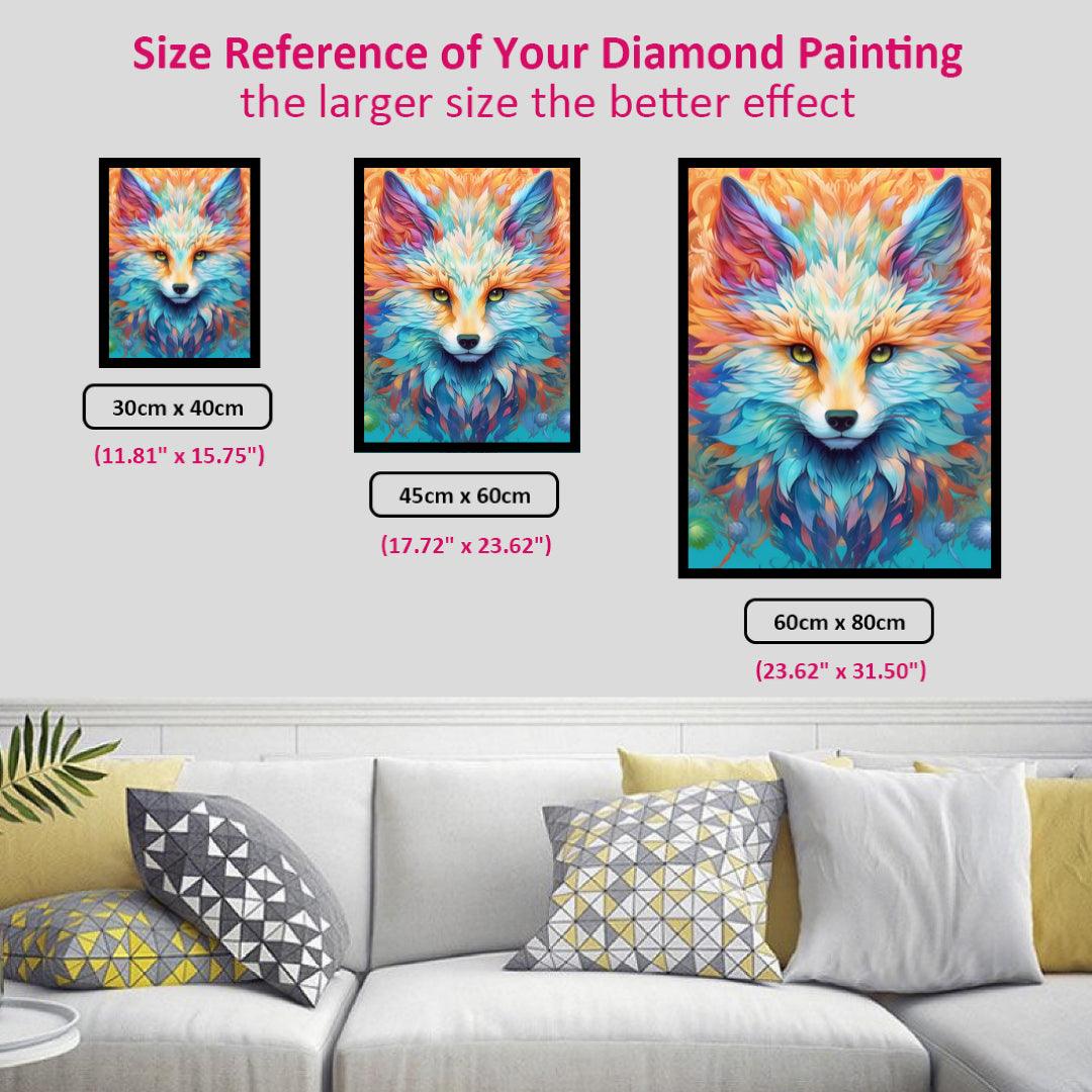 Abstract Wolf Diamond Painting